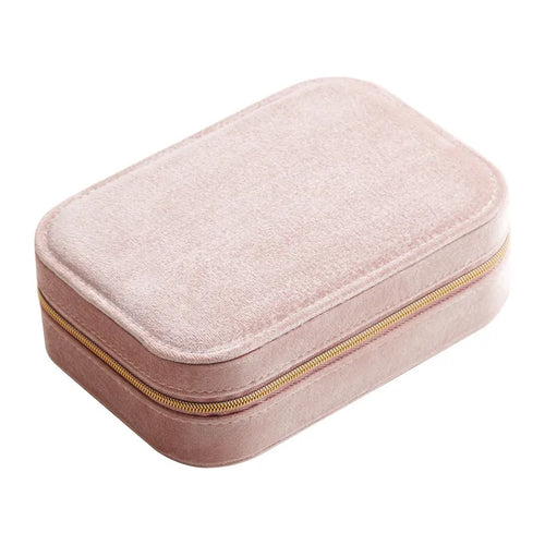 Ecrin à bijoux Flanelle - Rose poudré